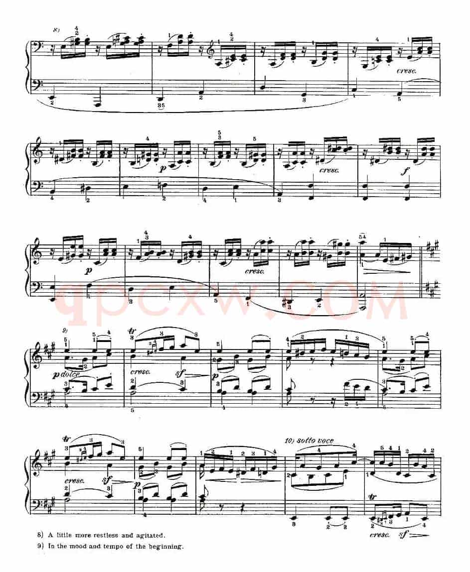 贝多芬钢琴小品（Bagatelles）（Op.33 之4）