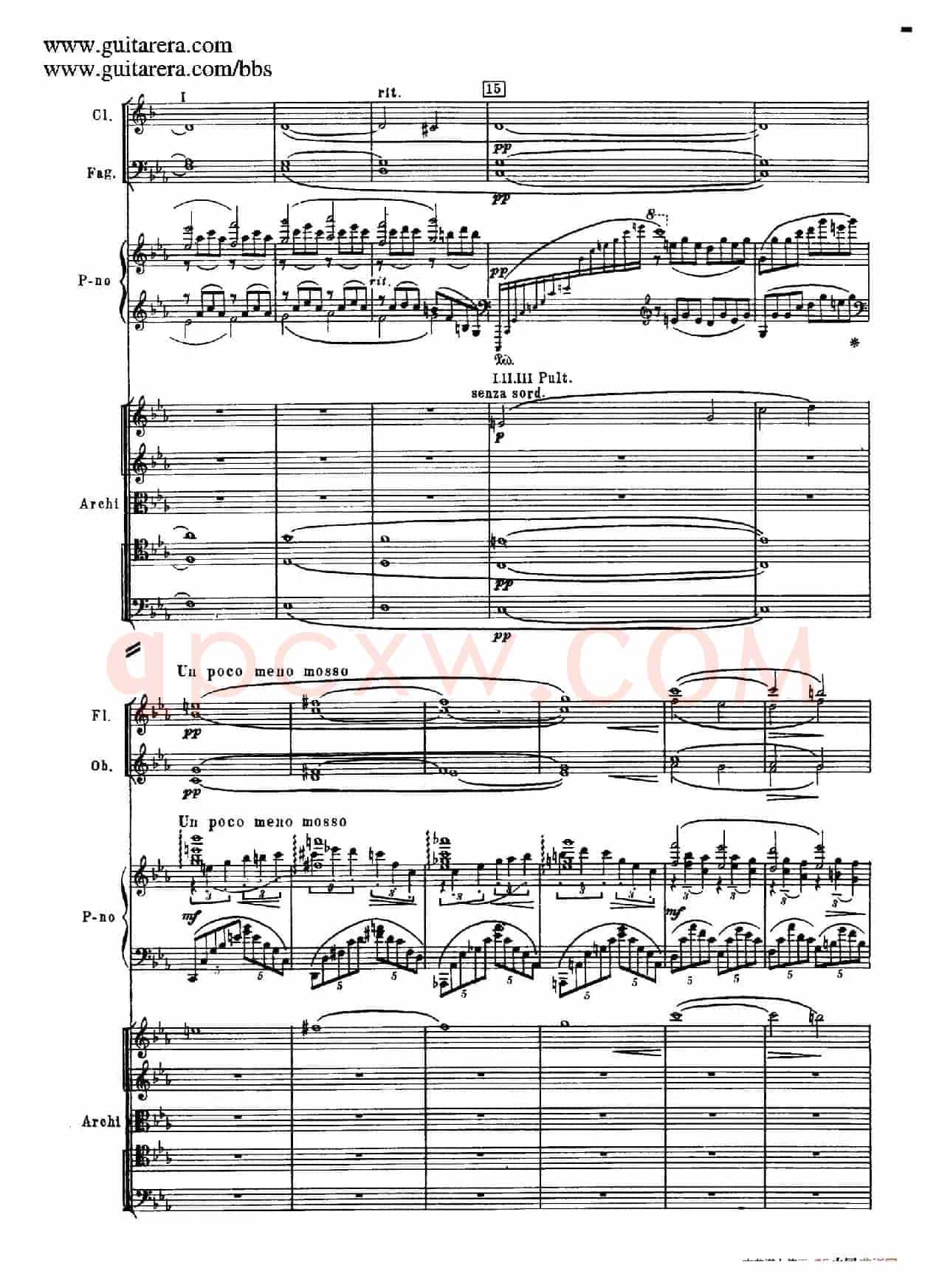 c小调第二钢琴协奏曲 Op.18（总谱·P37——45）