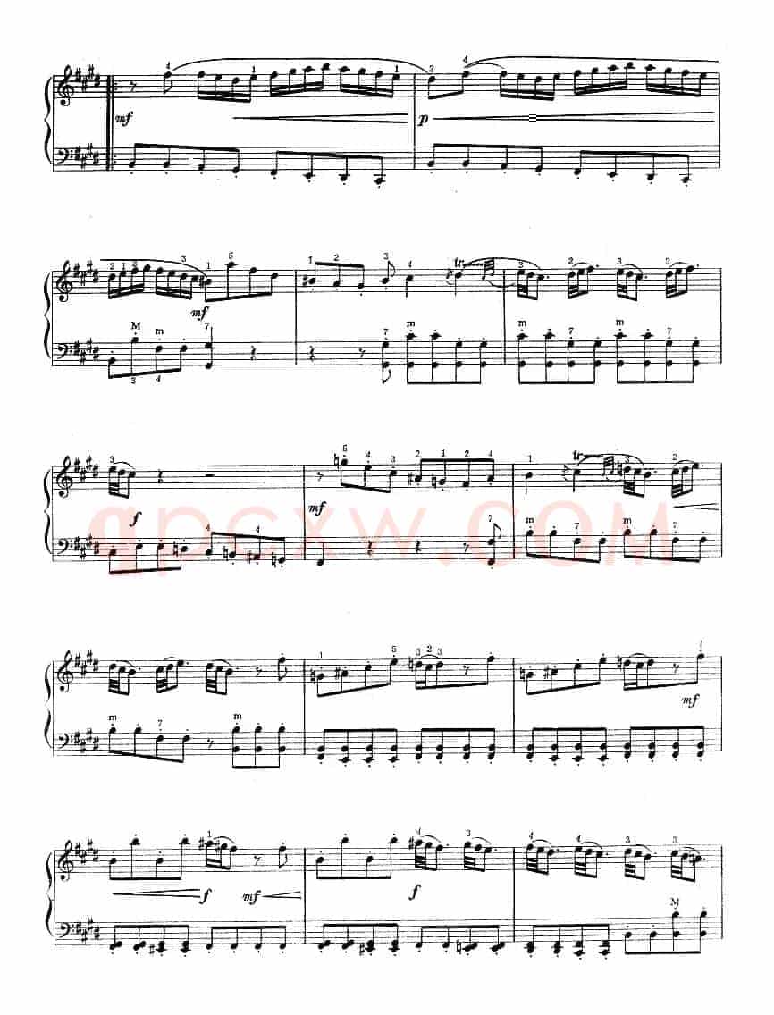 E大调奏鸣曲