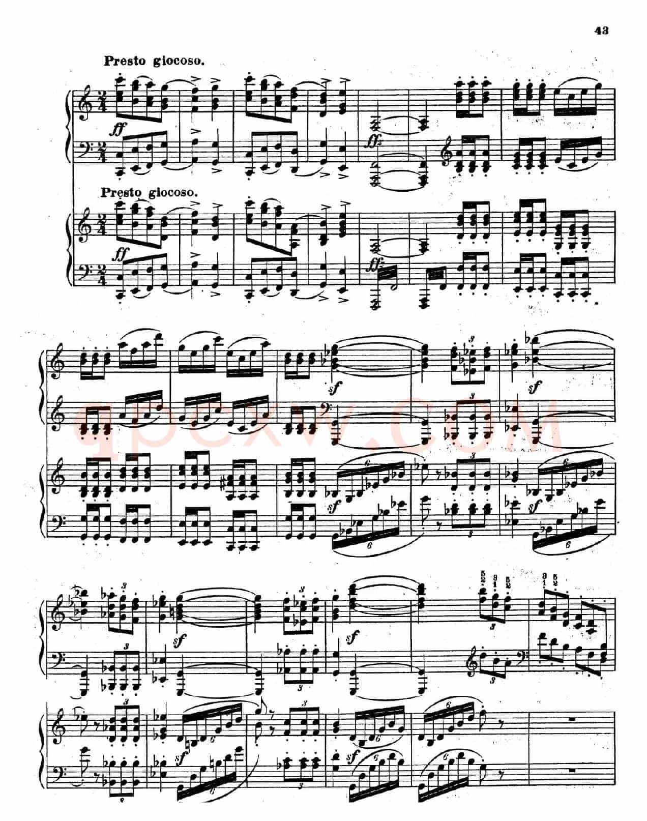 Symphony No.4 in e Minor Op.98(e小调第四交响曲·双钢琴)