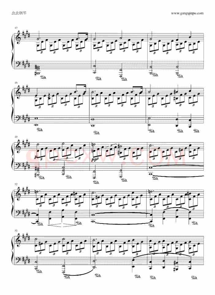月光奏鸣曲（1，2，3乐章）