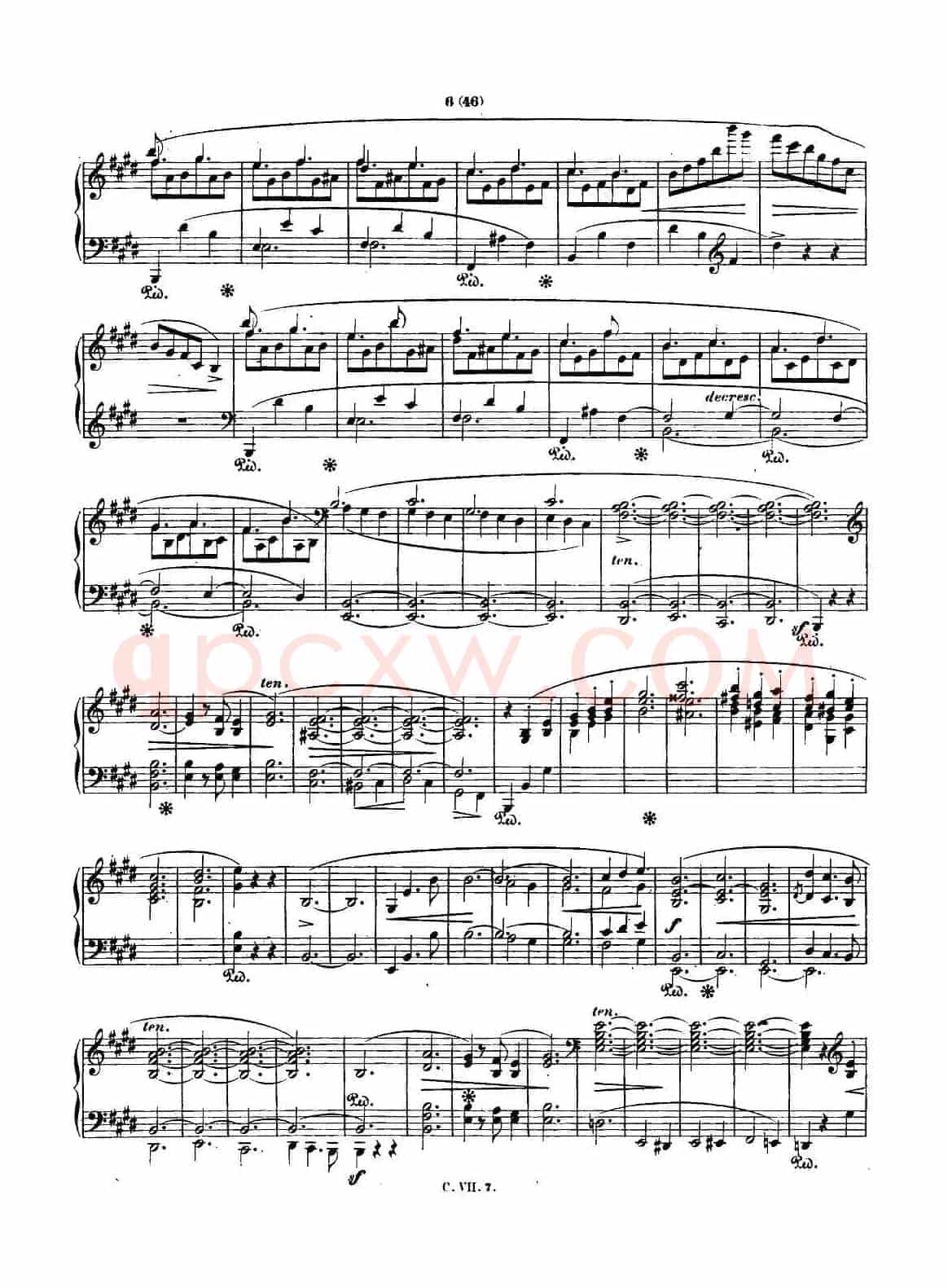 肖邦 钢琴谐谑曲 Chopin Scherzo(No.4 E大调,Op.54)