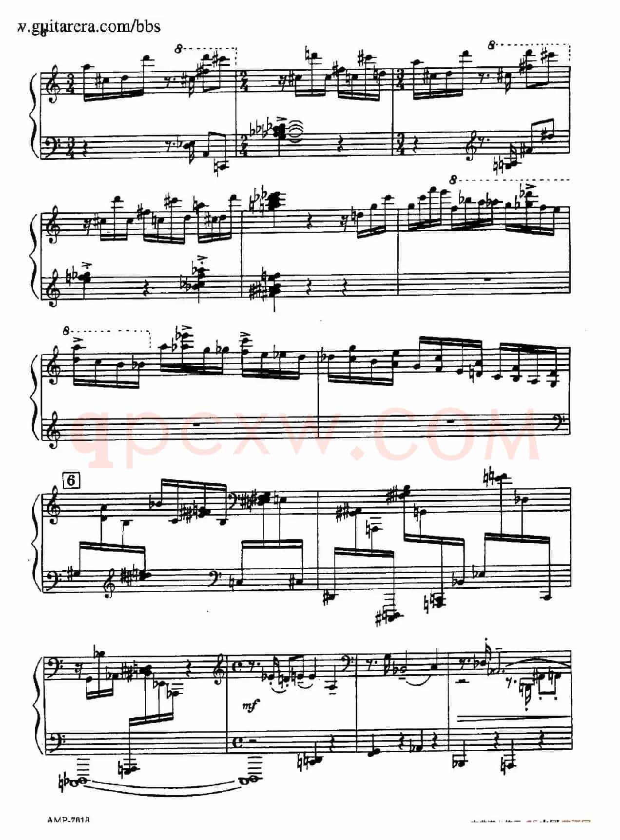 Piano Sonata(钢琴奏鸣曲· 第一乐章)