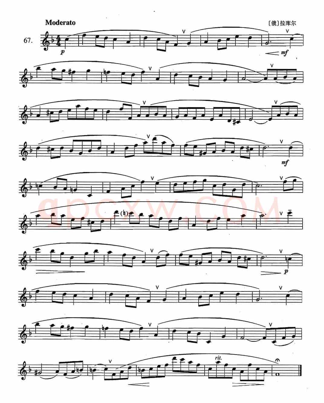 萨克斯练习曲合集（2—67）