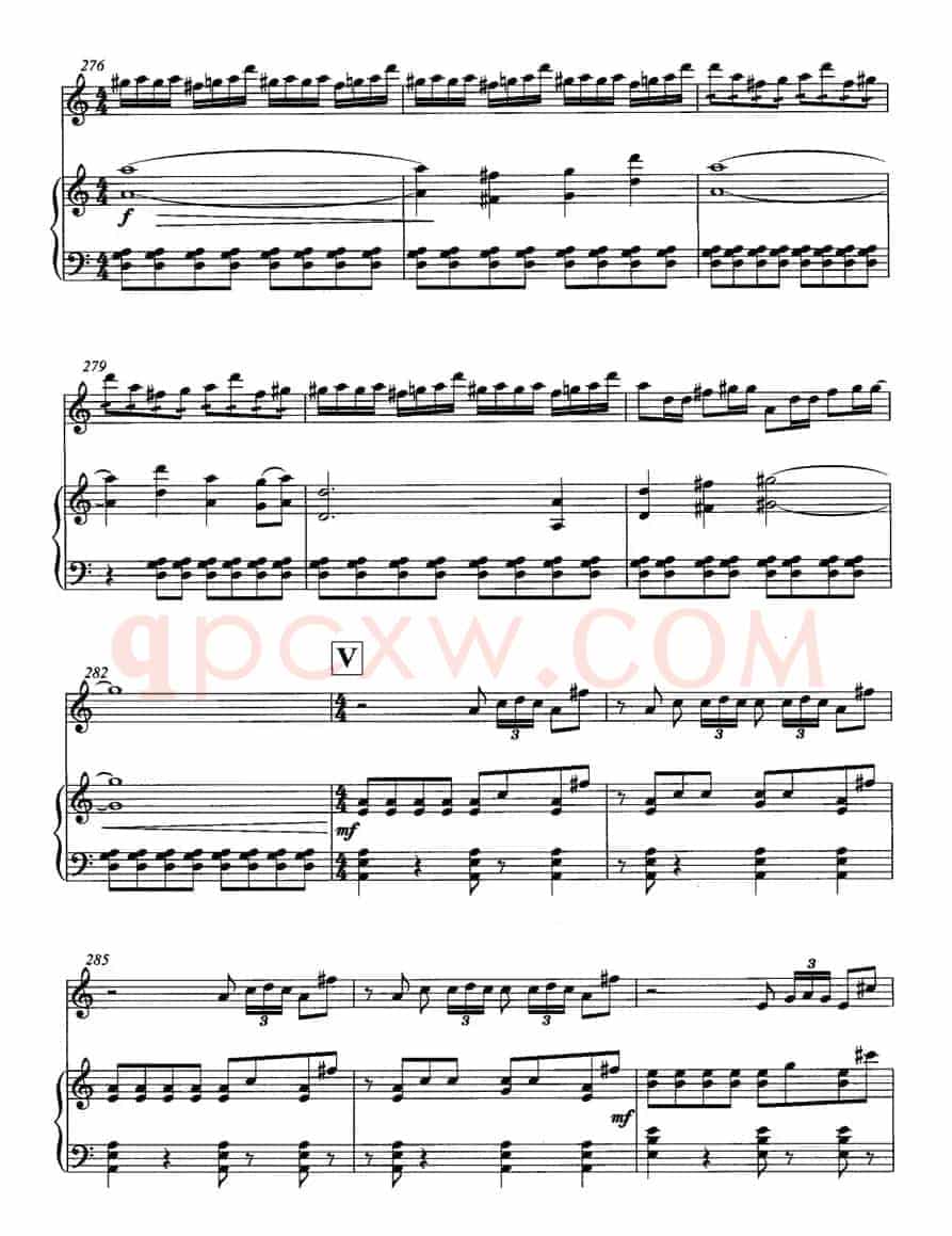 飞歌（笛子协奏曲+钢琴伴奏)P21—3）