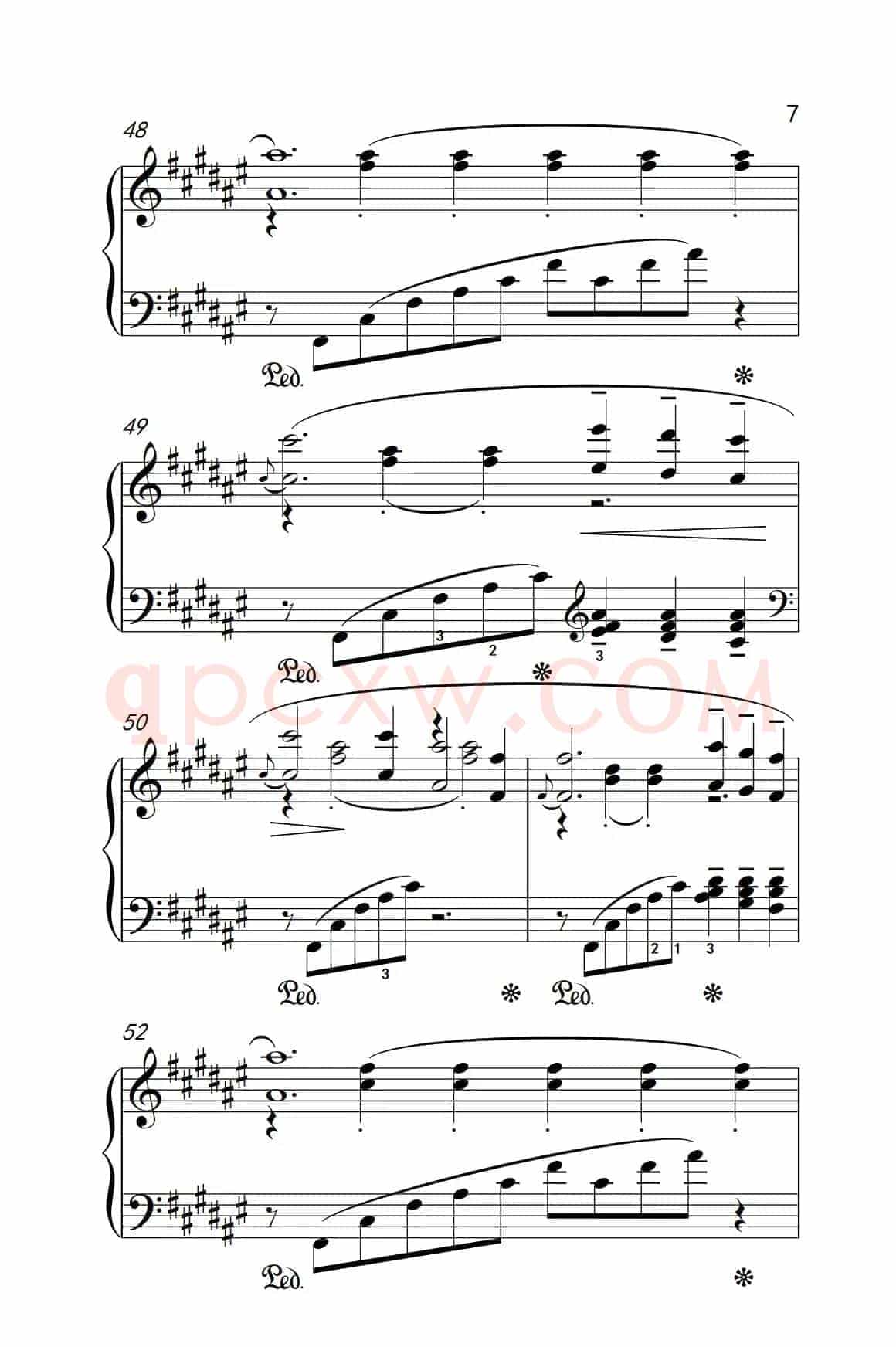 第八级2.春天 Op.43 No.6（中央音乐学院 钢琴（业余）考级教程 7-9级）