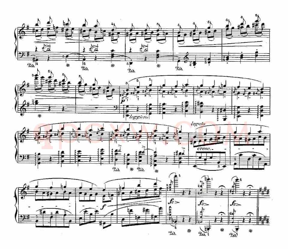 肖邦钢琴练习曲，Op.25之五