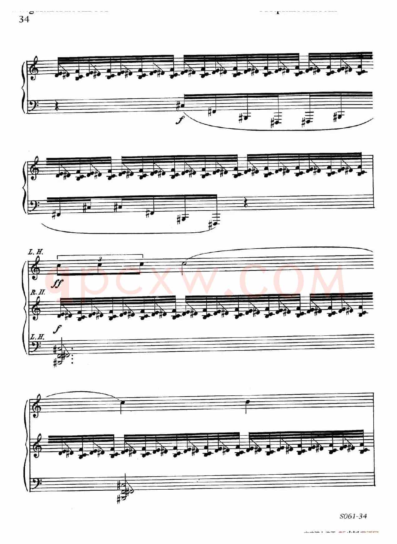 Poems of 1917 Op.41(1917之诗 8. 战争)