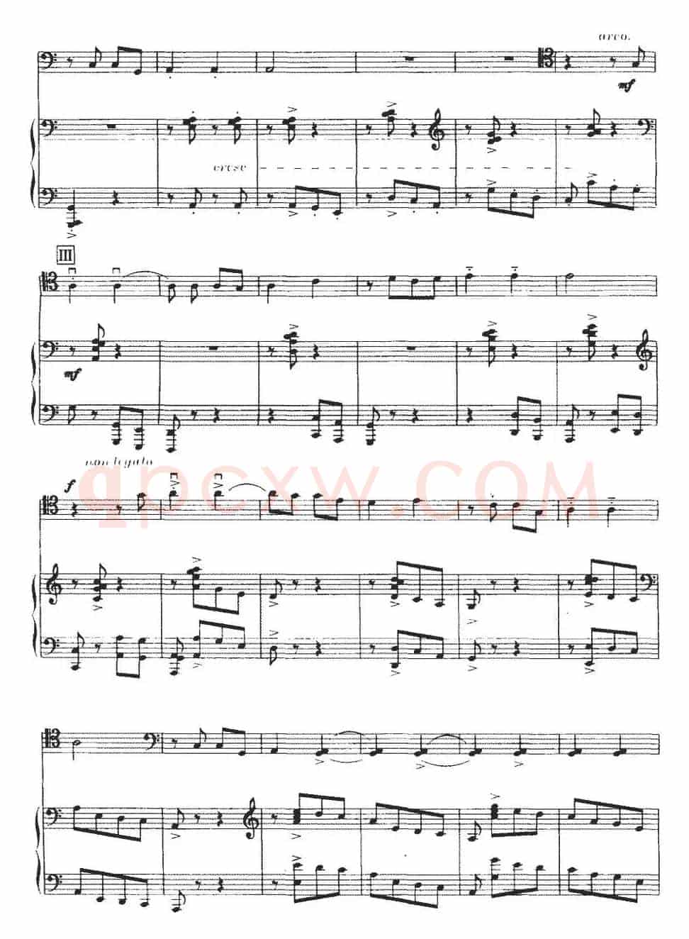 大提琴变奏曲（大提琴+钢琴伴奏）