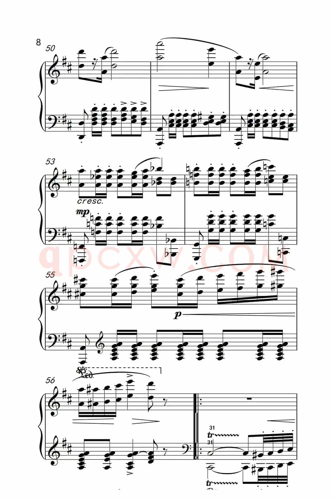 bA大调波兰舞曲