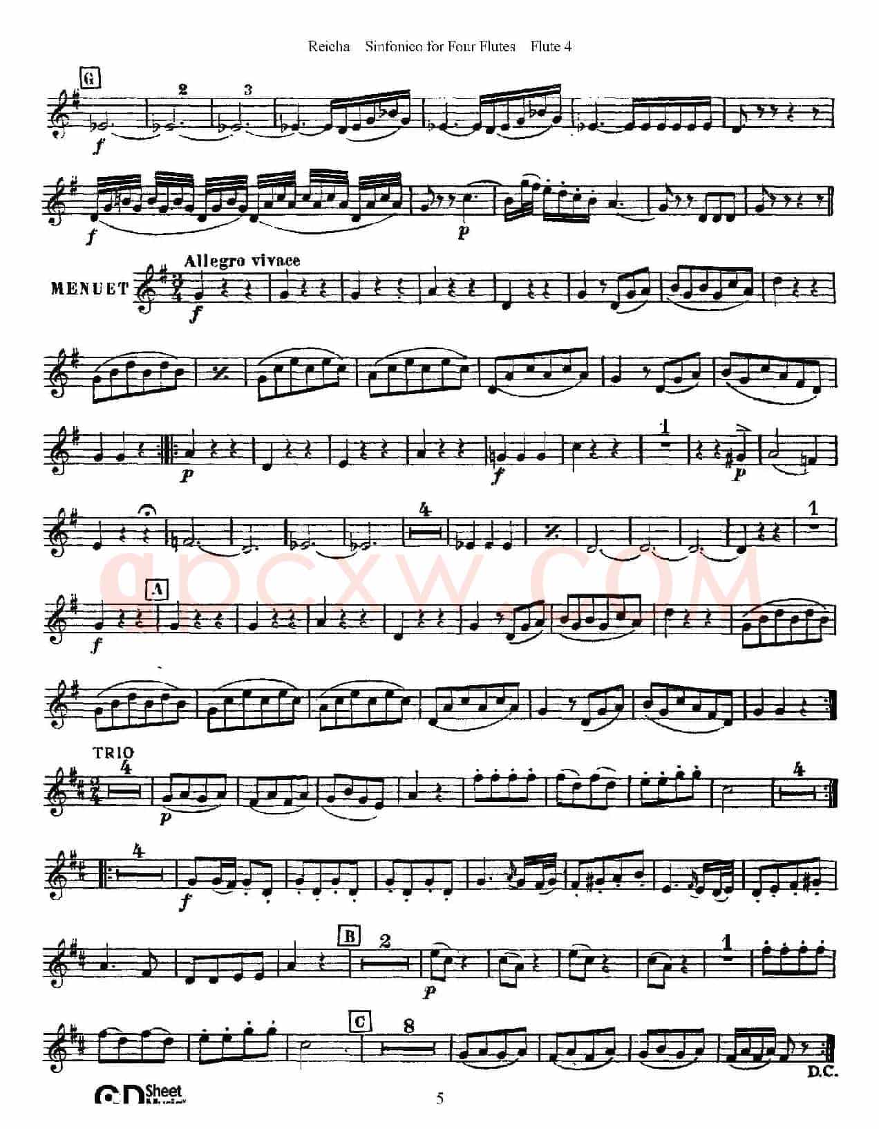 瑞查长笛四重奏（Flute 3）