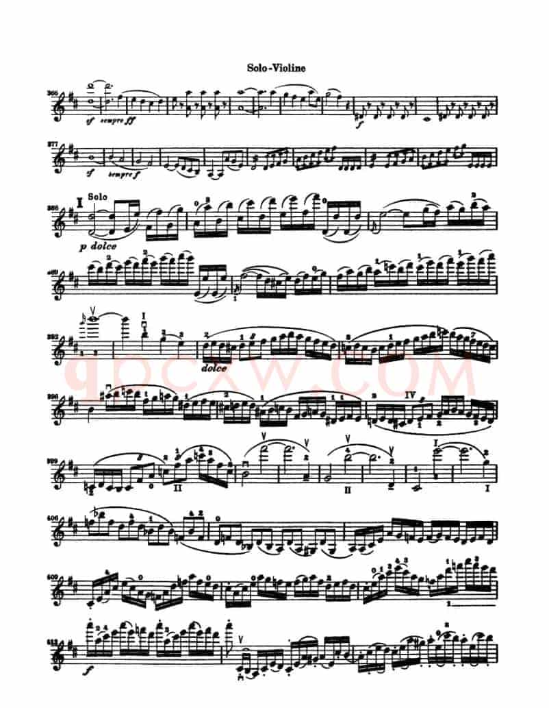 Konzert fur Violine（贝多芬小提琴协奏曲）