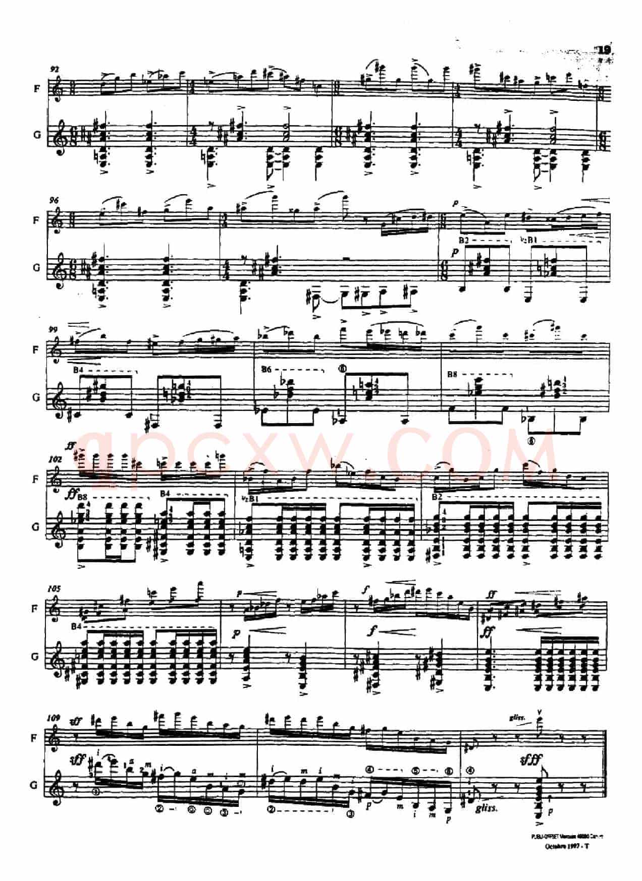 Histoire du Tango:4、Concerto d’aujourd’hui(长笛+吉他)