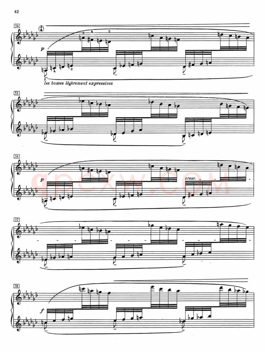 德彪西12首钢琴练习曲(6 八指练习v1.0 huit doigts)