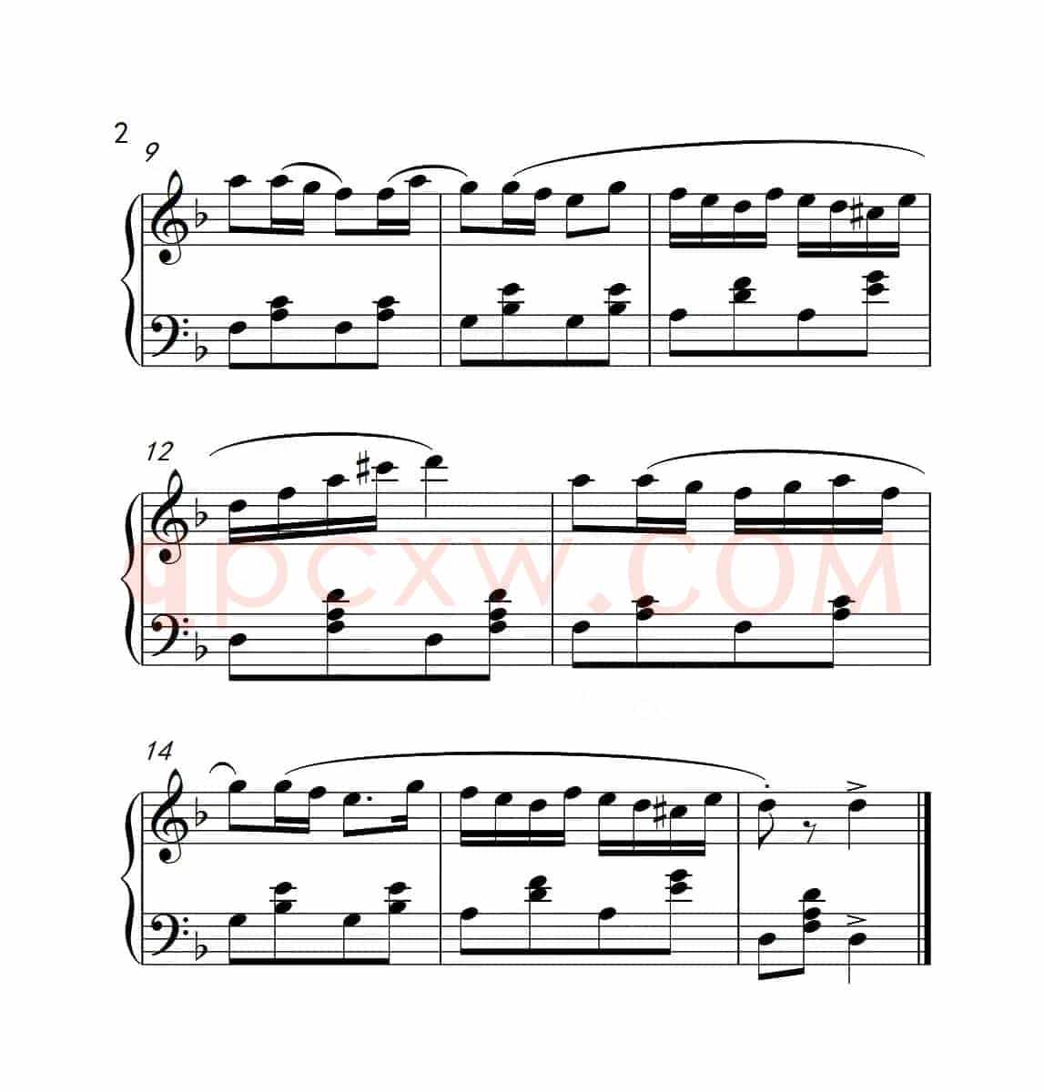 第二级 波尔卡舞曲（中国音乐学院钢琴考级作品1~6级）