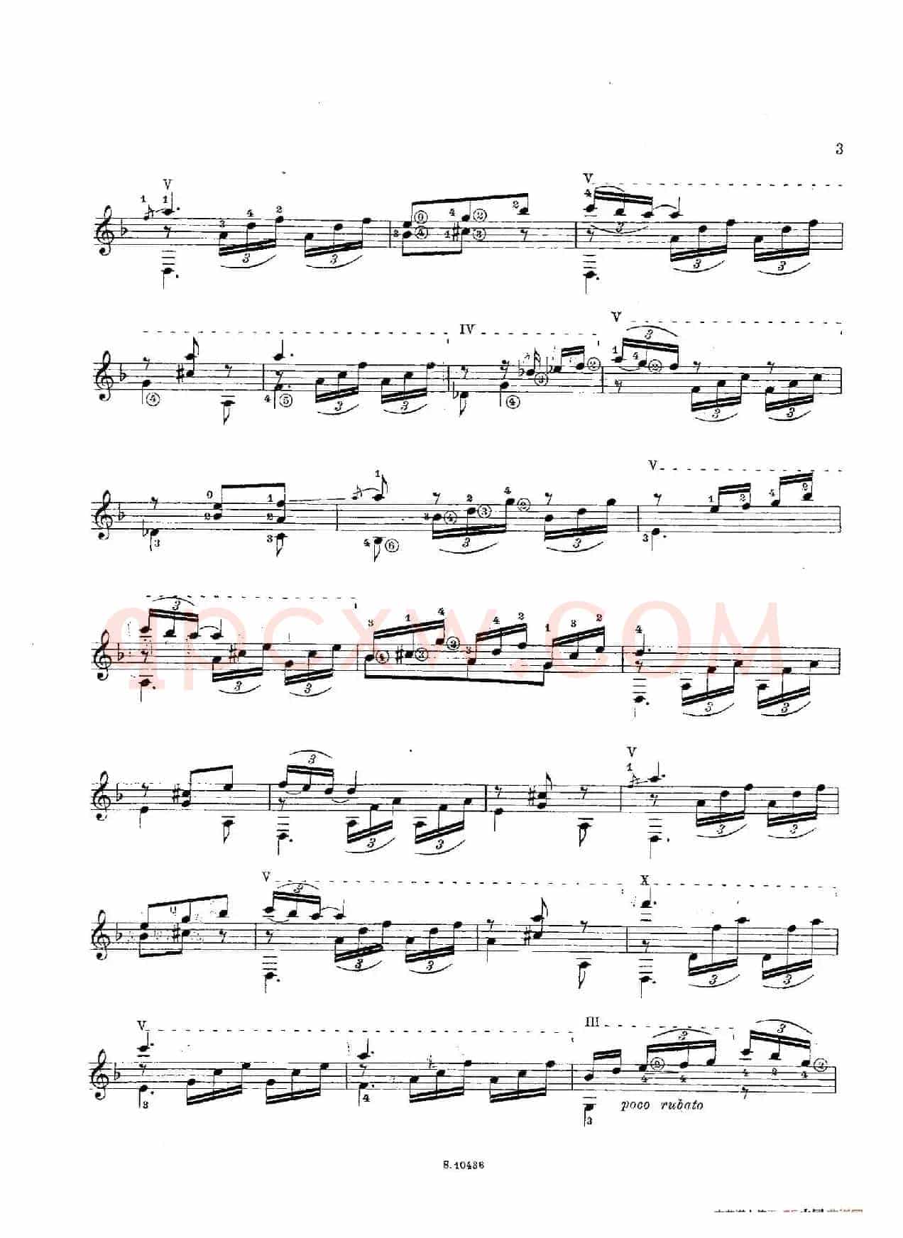 Torre Bermeja(Serenata)-2（古典吉他）