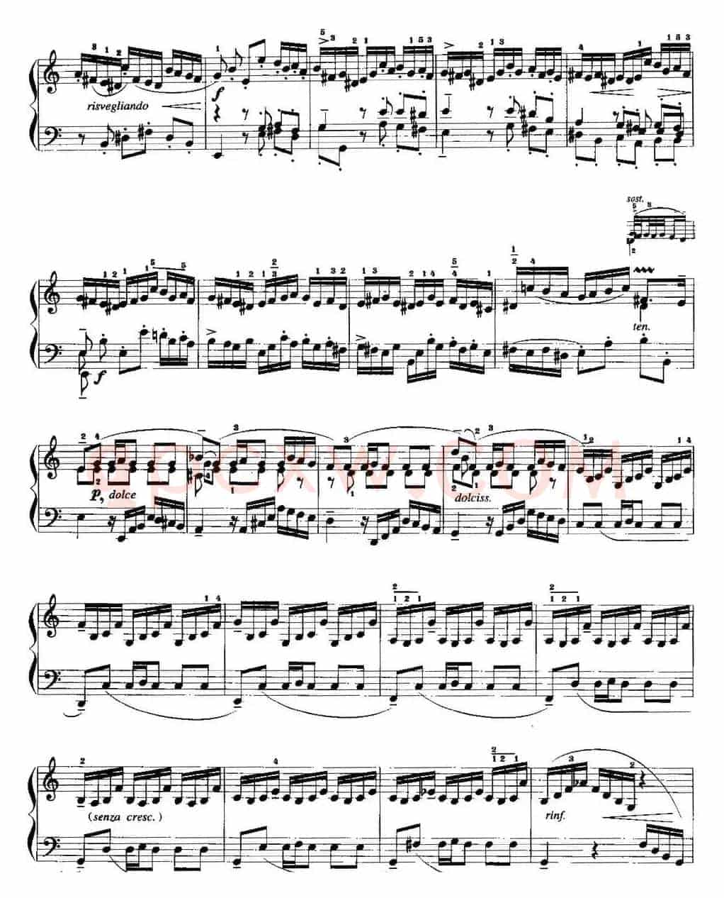 手风琴复调作品：前奏曲（选自第二英国组曲）