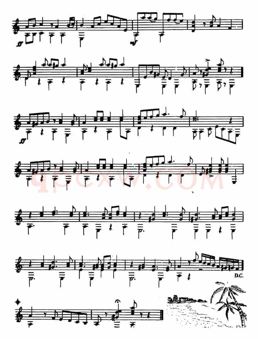 西班牙吉他独奏曲：化装舞会