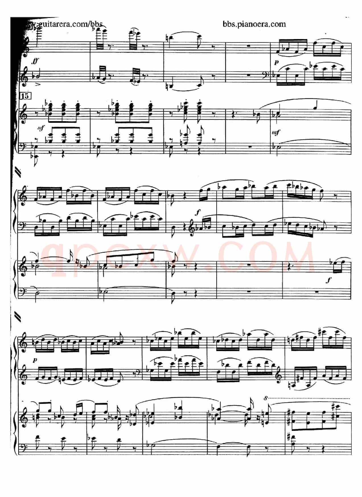Piano Concerto in c-sharp Minor(升c小调钢琴协奏曲·第三乐章)
