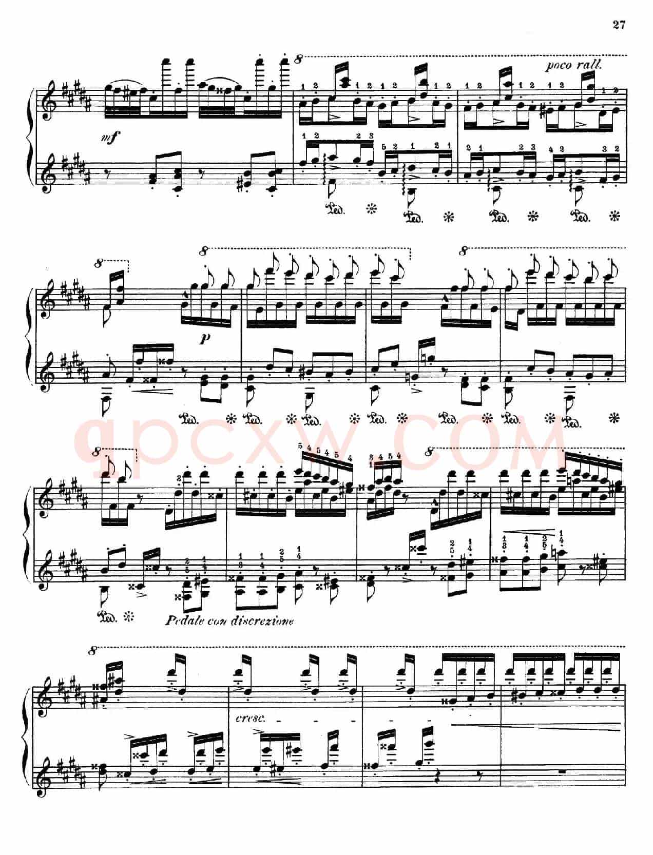 Paganini Etudes No.3 in G# (6首帕格尼尼大练习曲之Ⅲ)