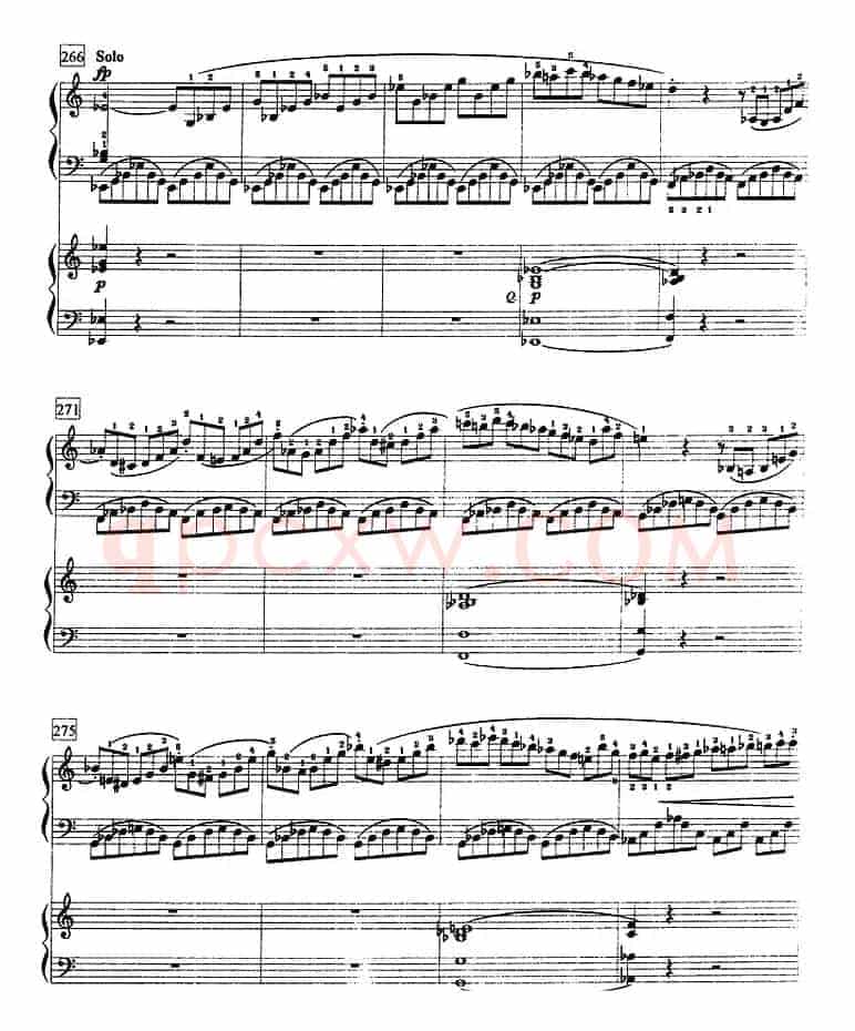 钢琴教程第八级 大型乐曲（C大调第一钢琴协奏曲 Op.15 第一乐章）