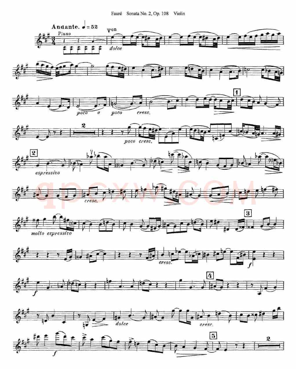 Violin Sonata No.2 Op.108