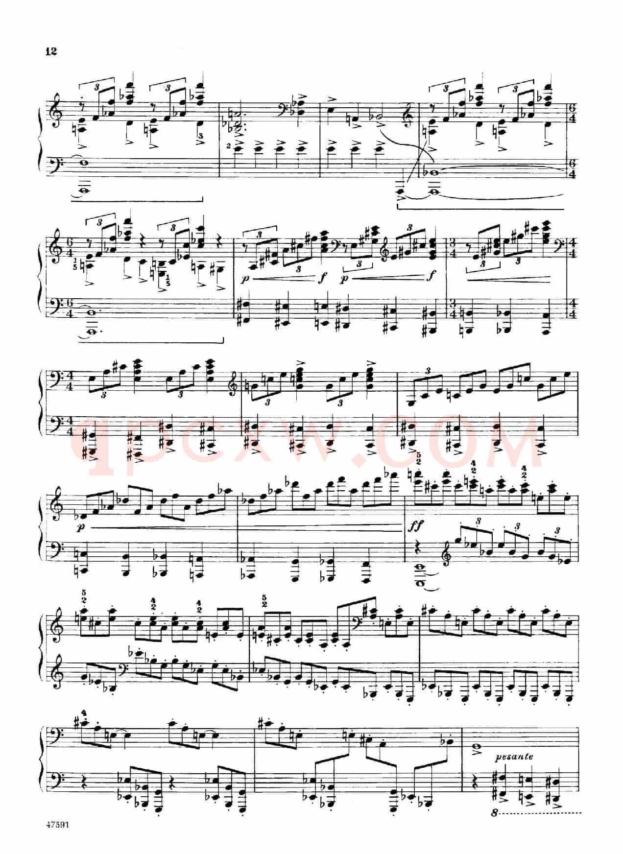 Piano Sonata in E-flat Major Op.95(降E大调钢琴奏鸣曲·Ⅰ)