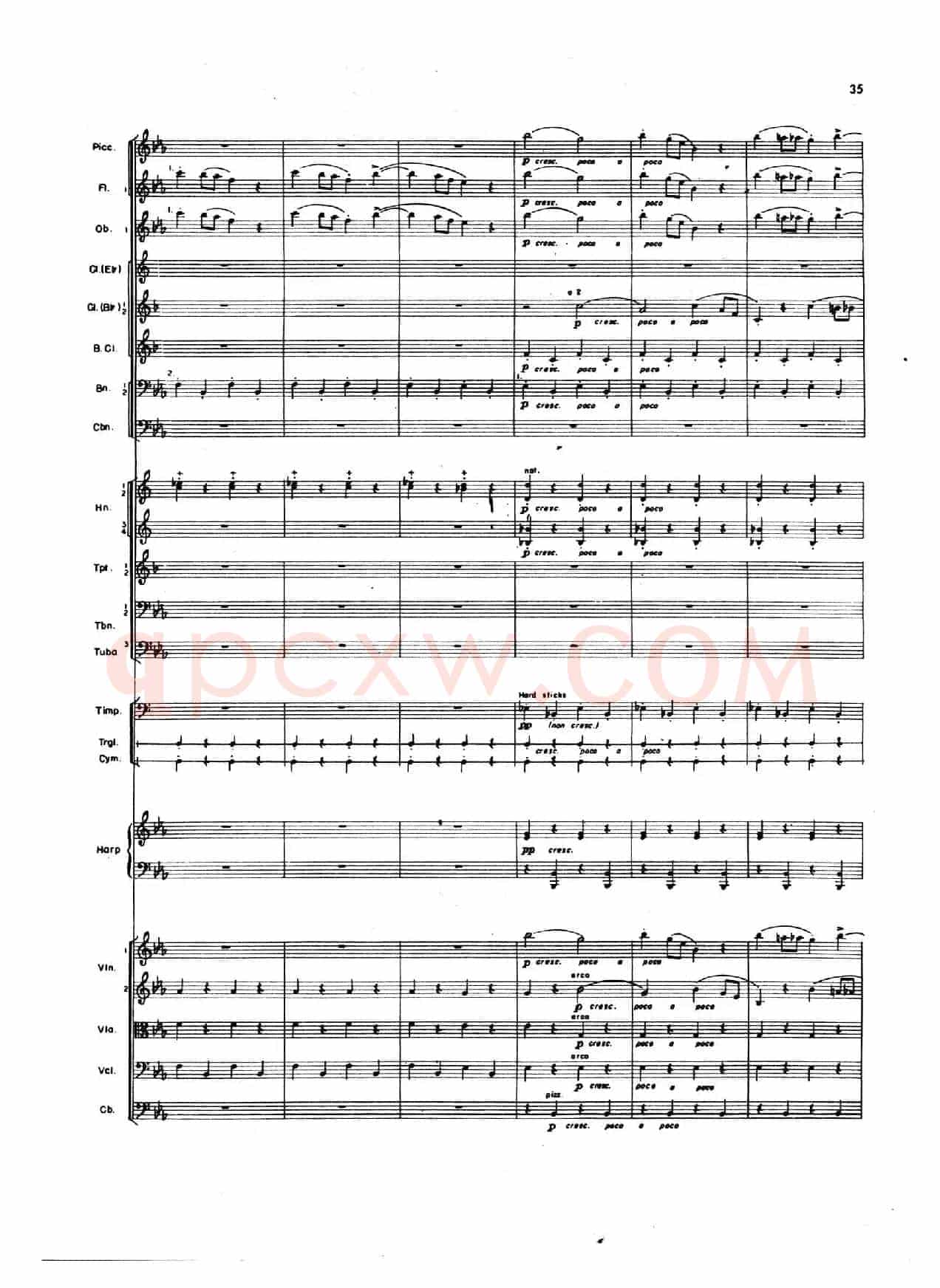 OVERTURE TO CANDIDE(《坎迪德》序曲)(交响乐总谱)