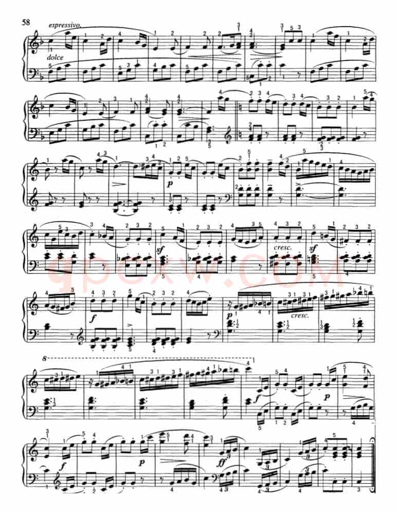 不可不弹的世界钢琴名曲：小奏鸣曲Op.55-1