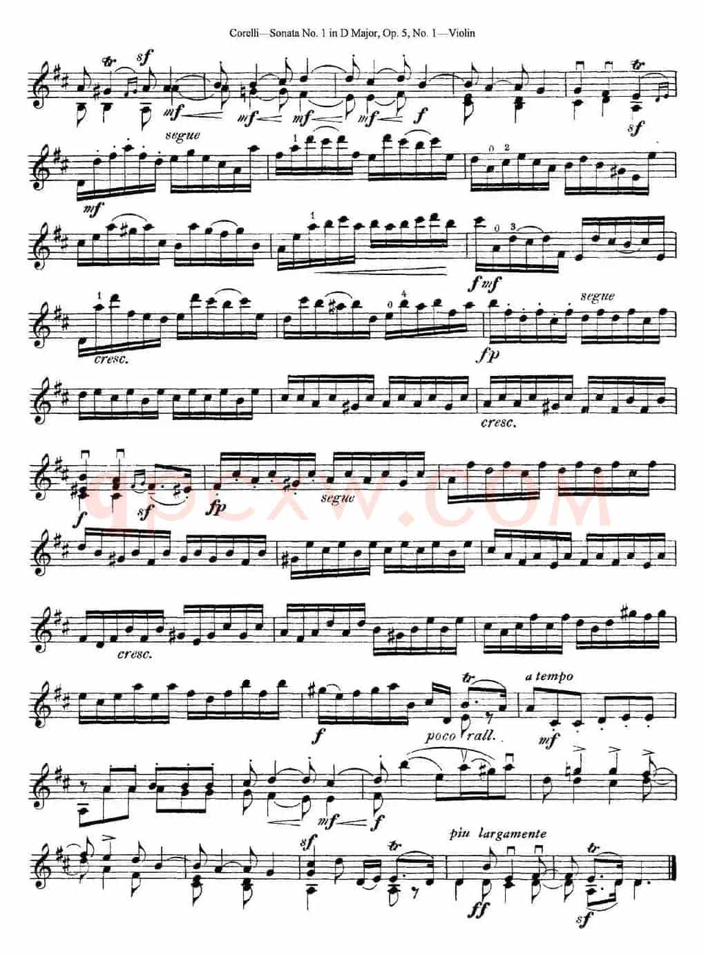Sonata No.1 in D MajorOp.5 No.1