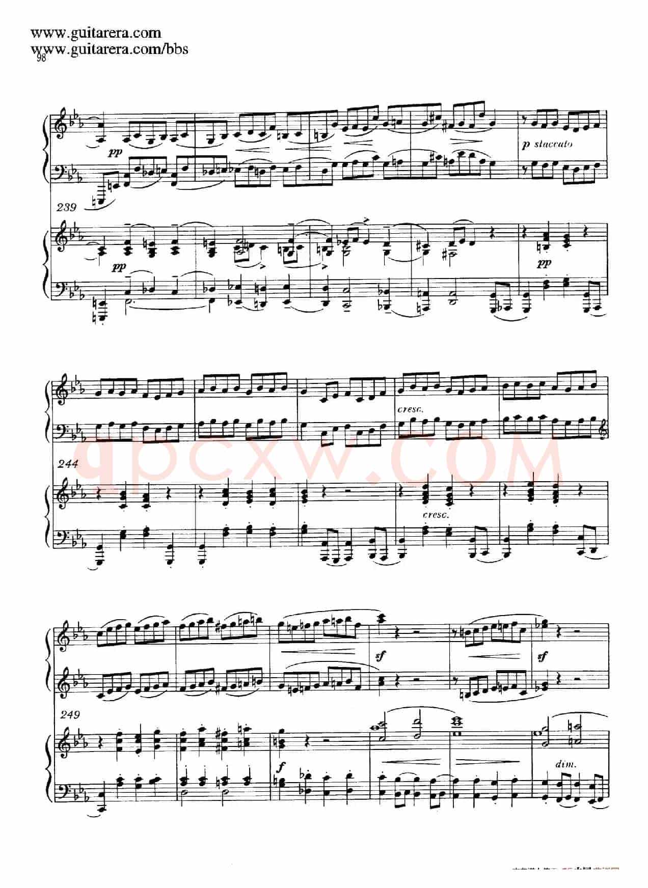 c小调第二钢琴协奏曲 Op.18(双钢琴·第三乐章)