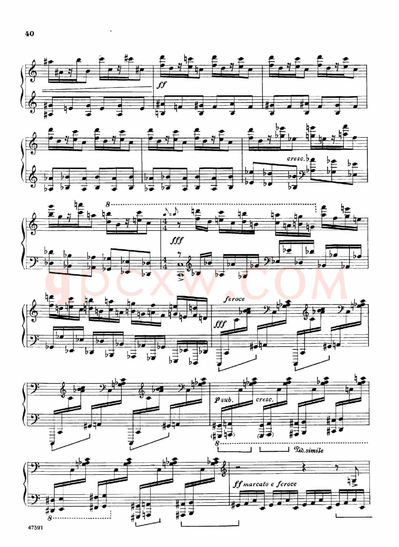Piano Sonata in E-flat Major Op.95(降E大调钢琴奏鸣曲·Ⅲ)
