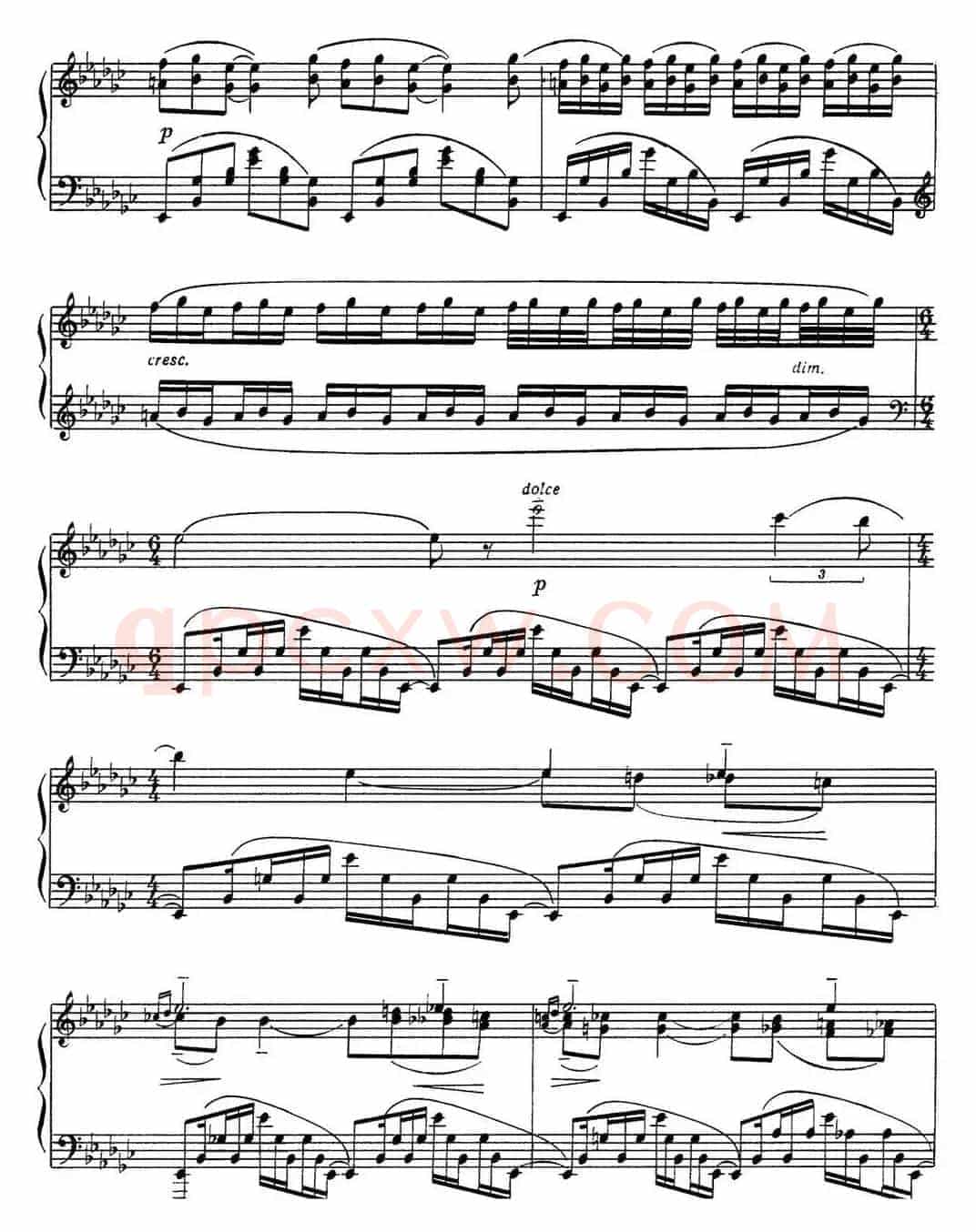 拉赫玛尼诺夫 音画练习曲13或14 Etudes tableaux Op.39 No.5