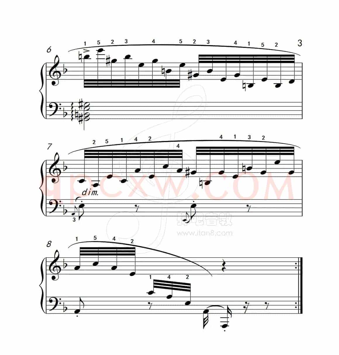 练习曲 19（克拉莫钢琴练习曲60首）