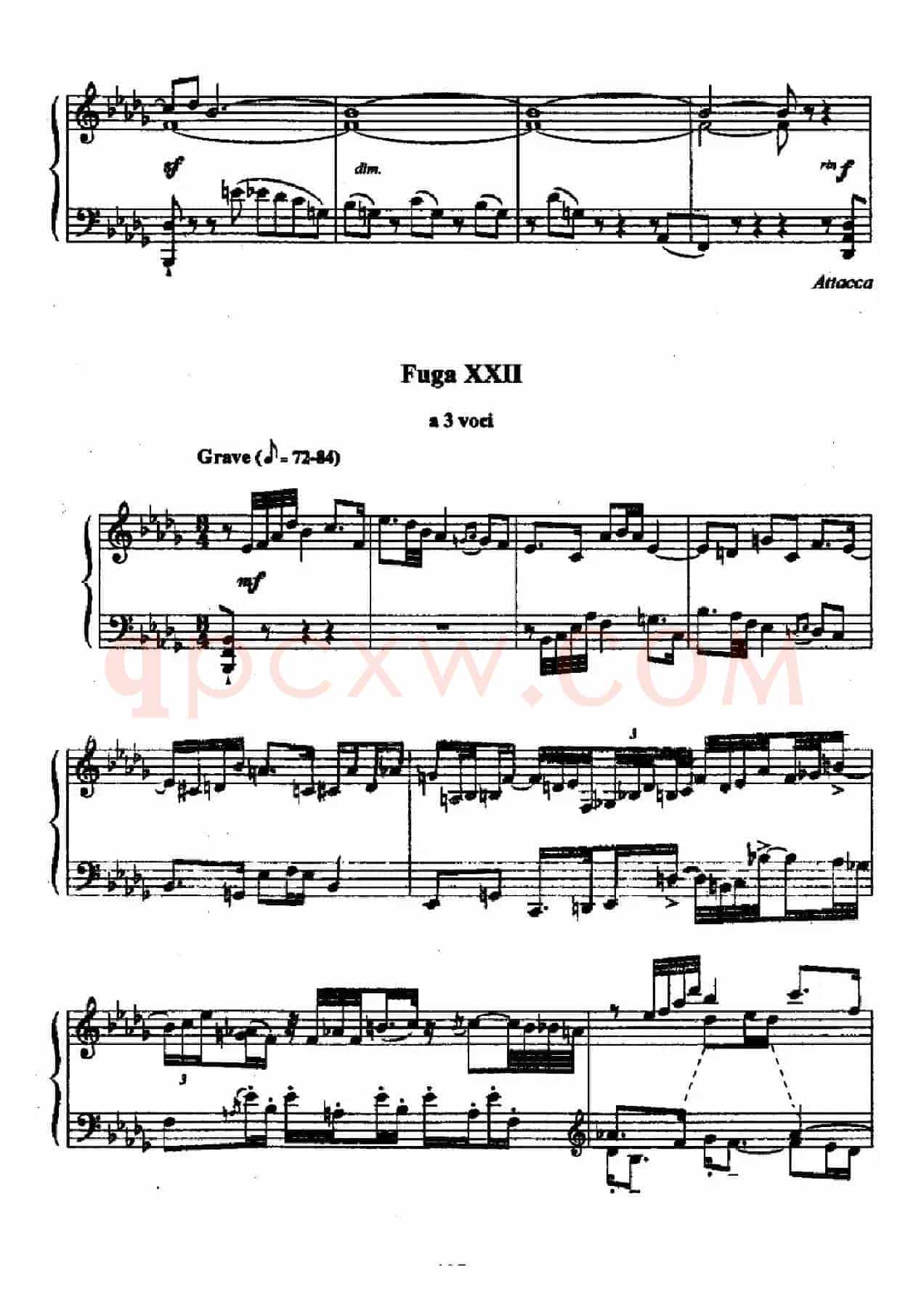 24 Preludes and Fugues Op.82（24首前奏曲与赋格·22）