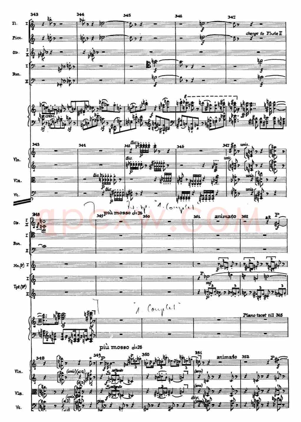 Piano Concerto Op.42（钢琴协奏曲总谱P35-66）
