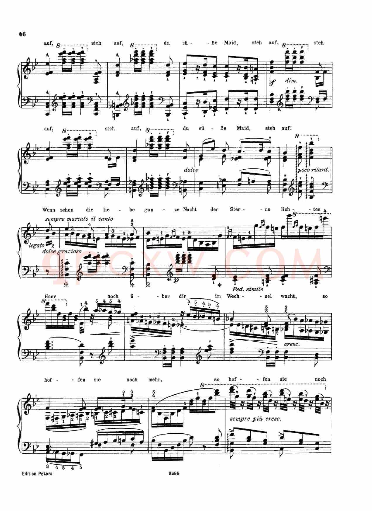 Standchen von Shakespeare (听、听,云雀)