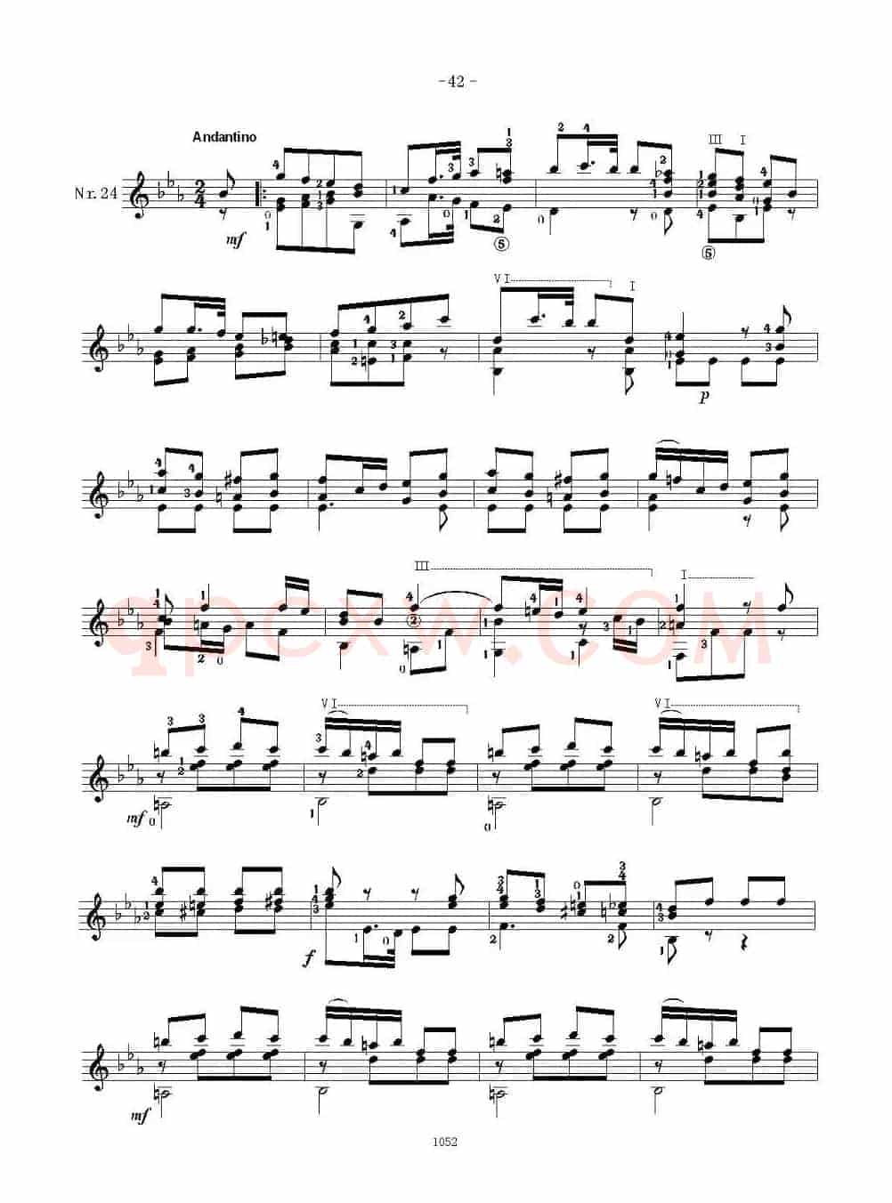 索尔·克斯特26首练习曲之21——26
