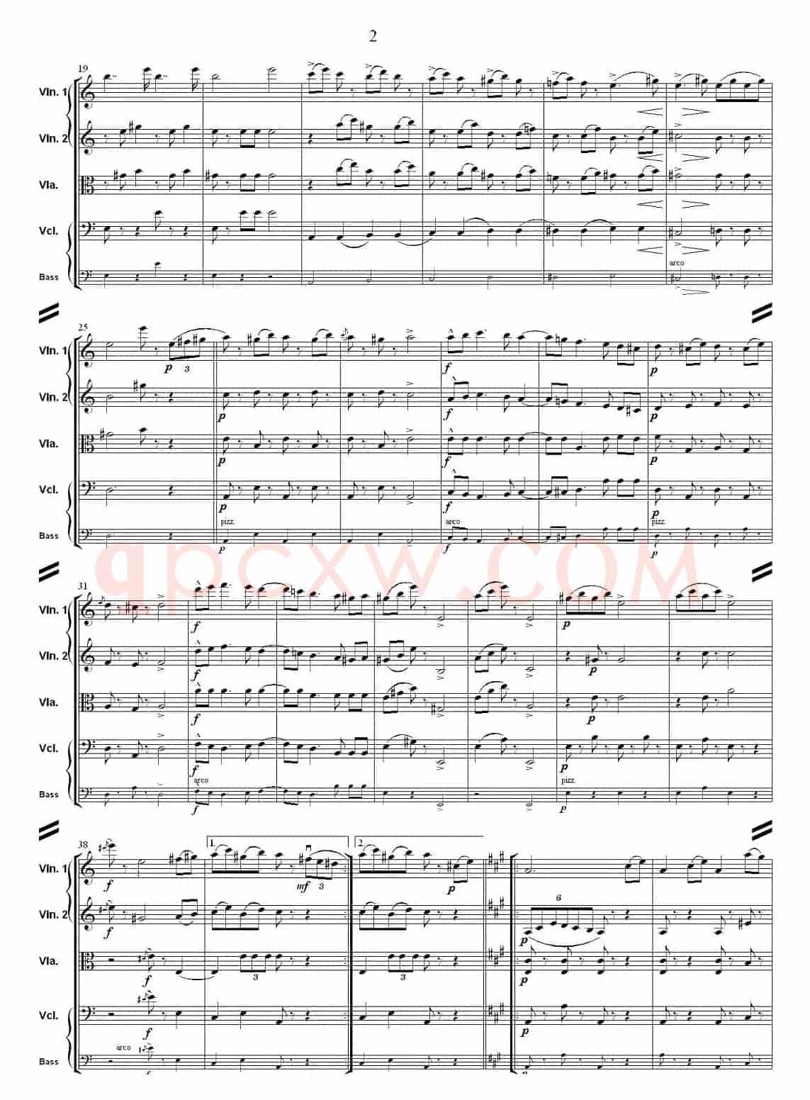 Rakoczy March（弦乐合奏）