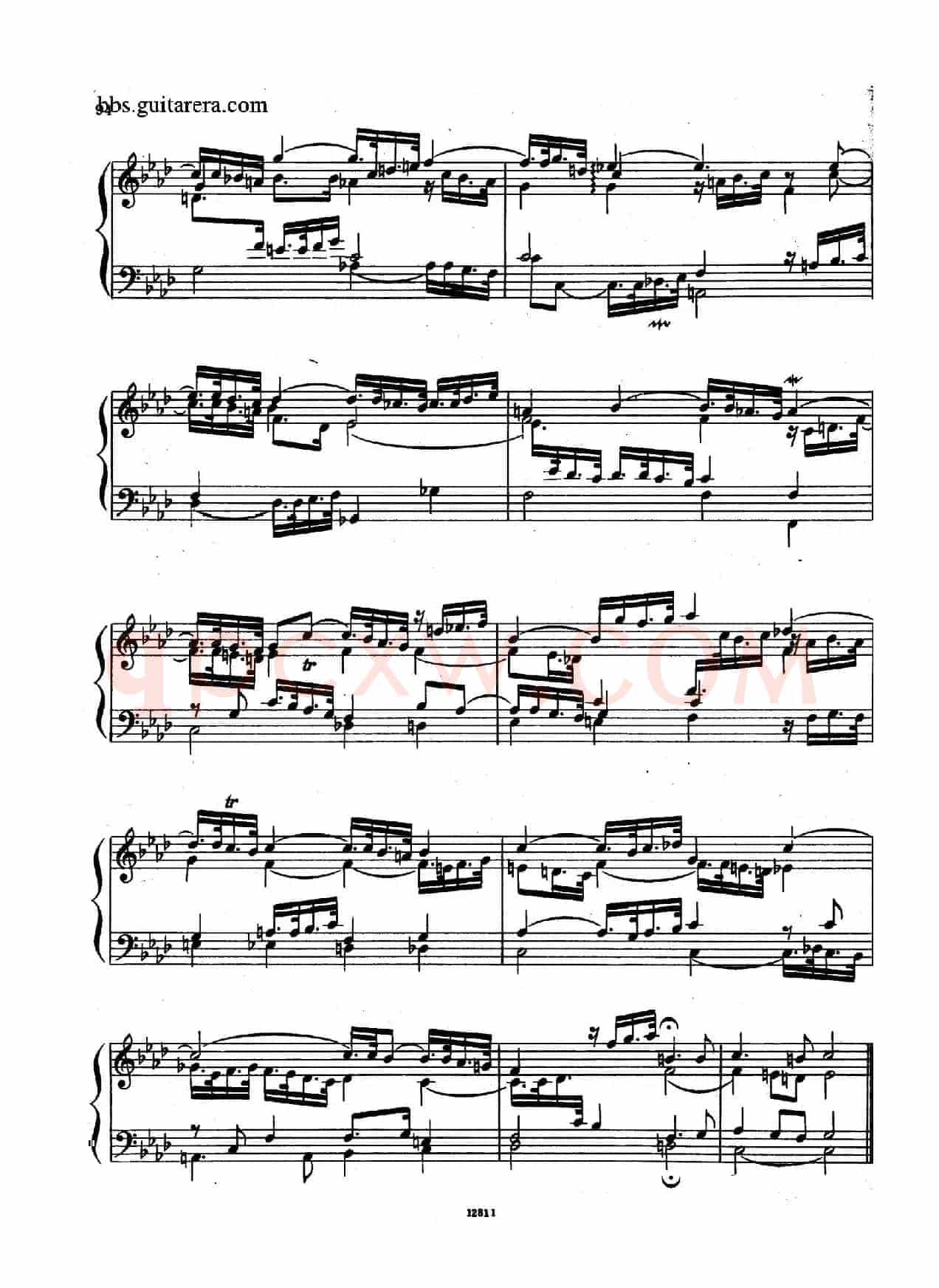 Suite No.8 in f Minor HWV 433(f小调第八组曲)
