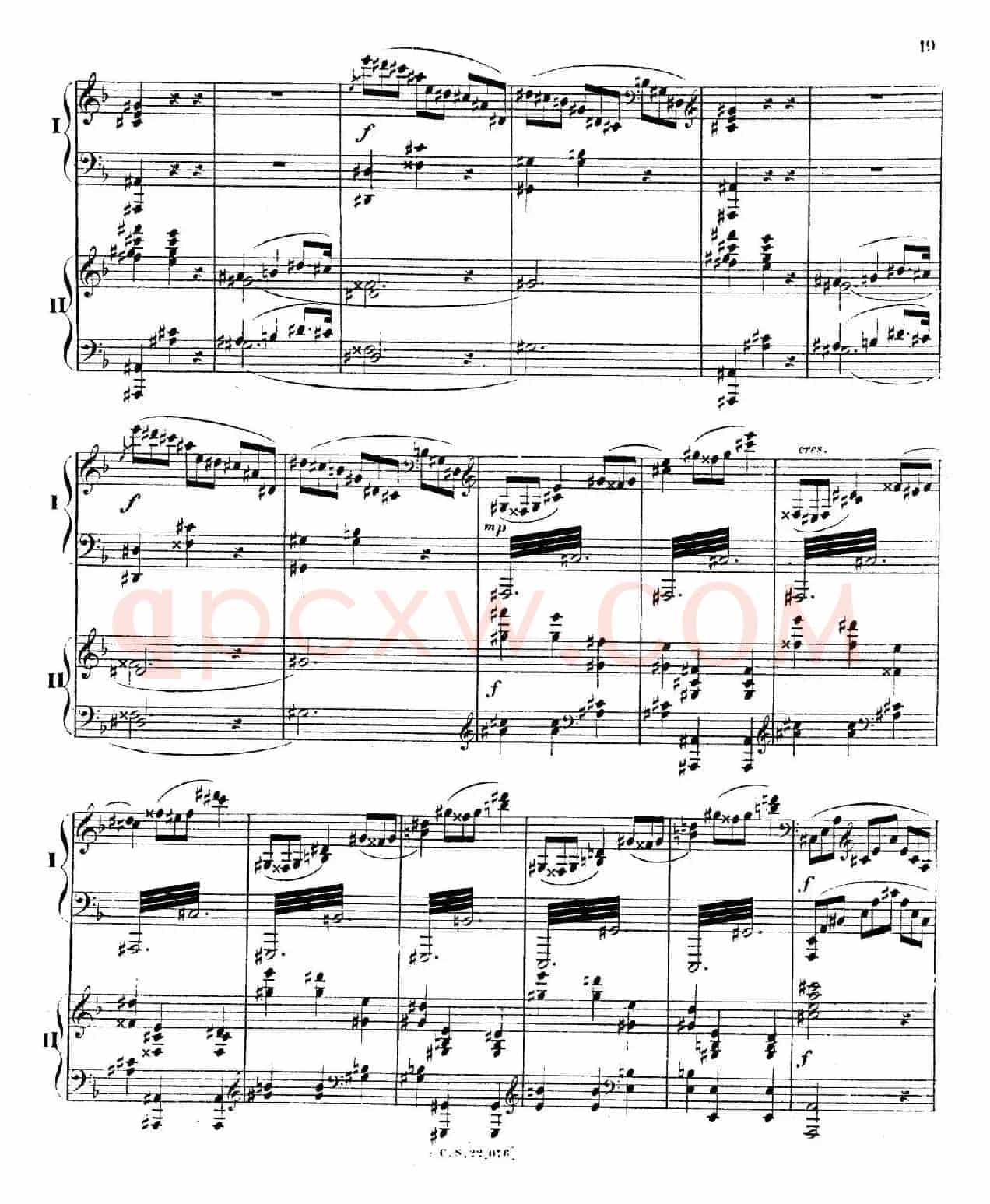 Piano Concerto No.2 in F Major Op.35(F大调第二钢琴协奏曲·Ⅰ·双钢琴)