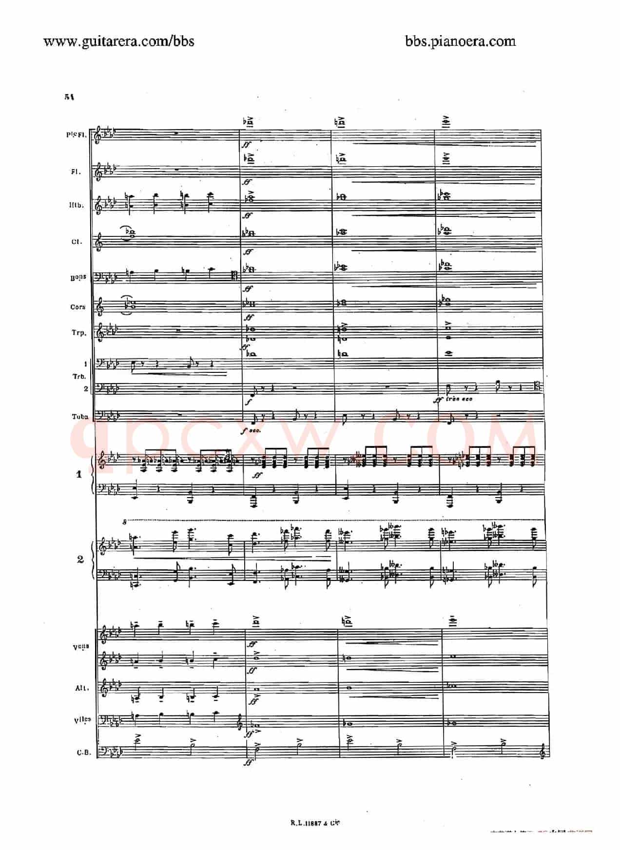 Concerto for 2 Pianos in d Minor(d小调双钢琴协奏曲·总谱)