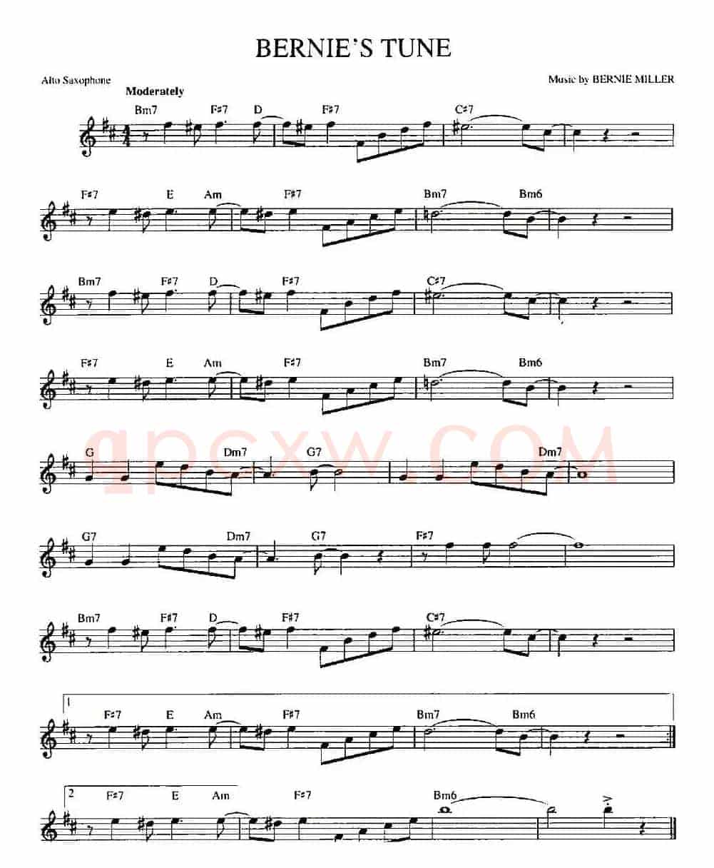 BERNIE'S TUNE