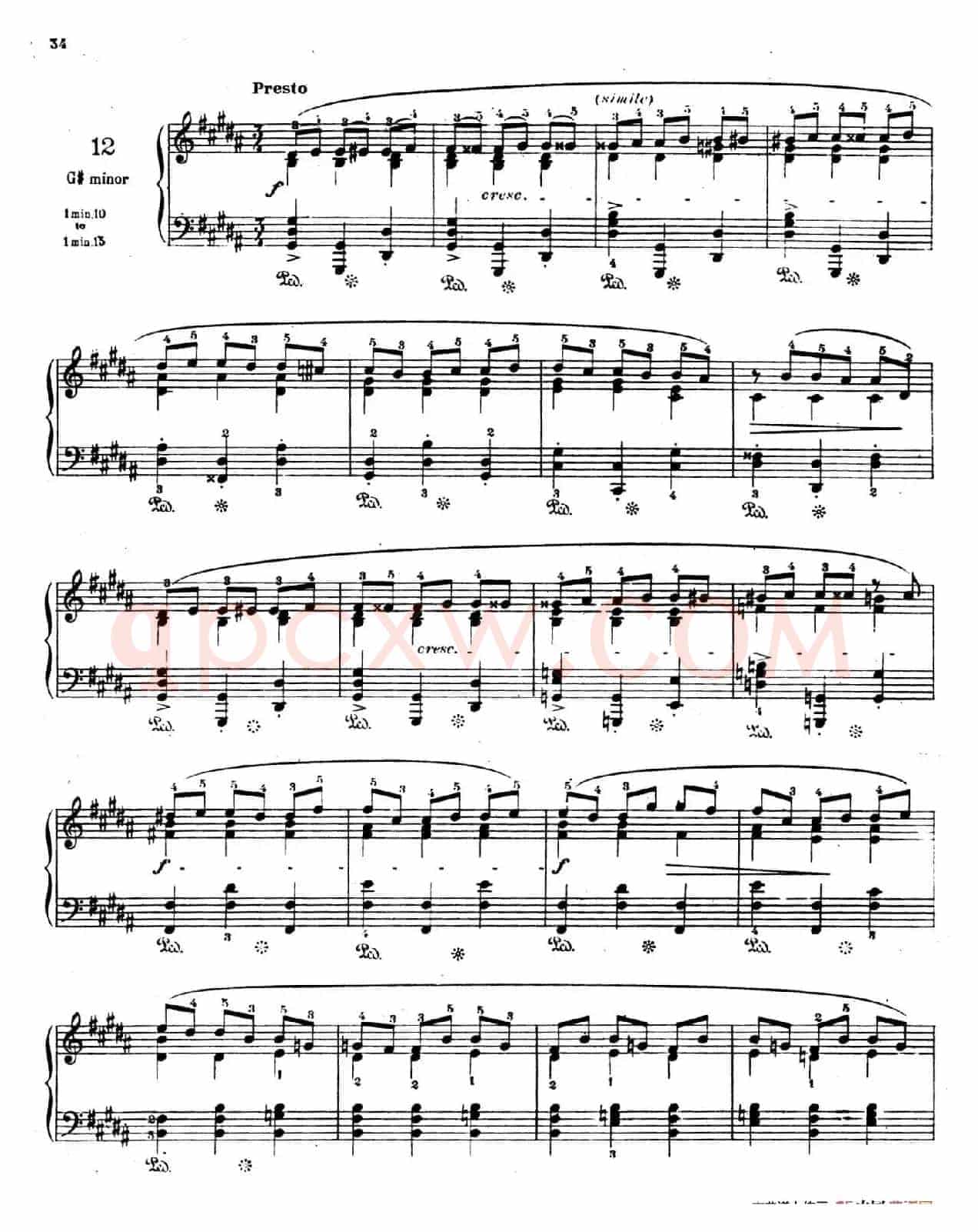 Preludes Op.28（24首前奏曲·12）