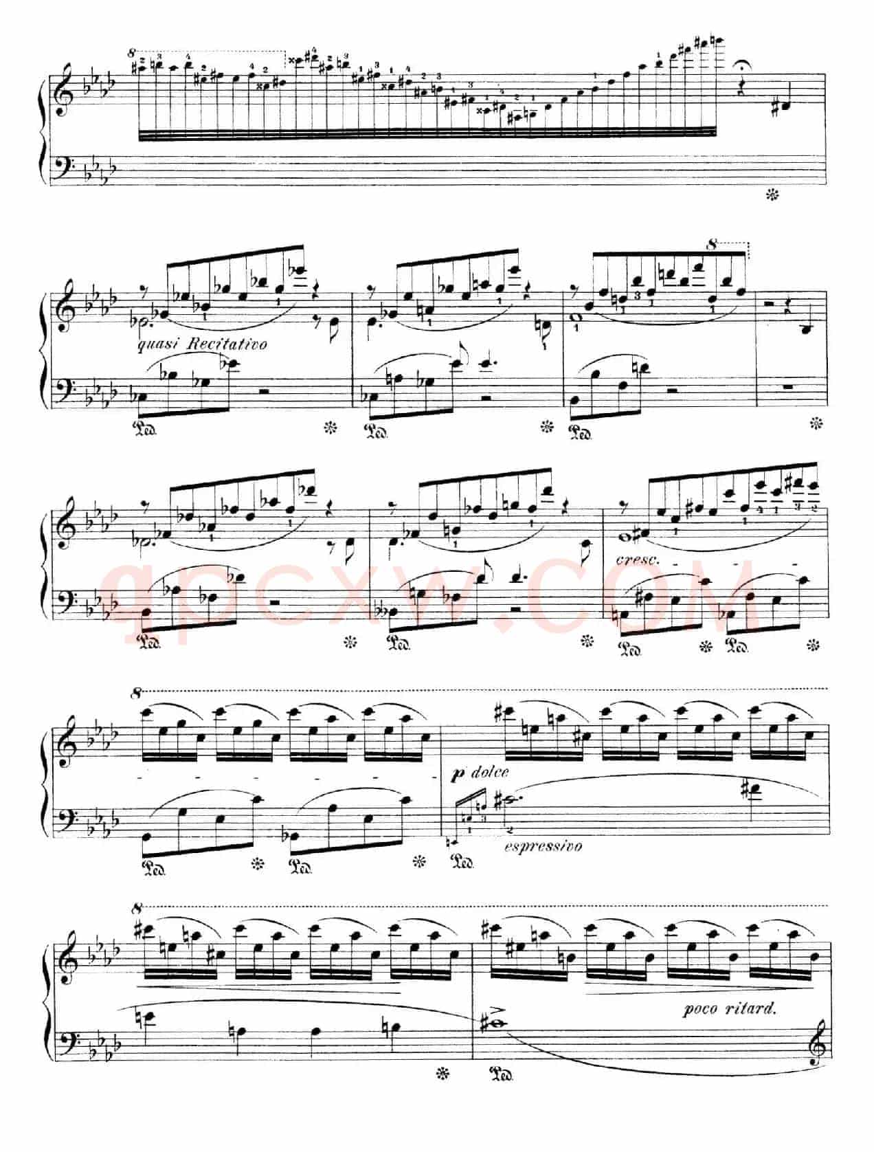 Notturnos S.541（3首夜曲“爱之梦”·1）
