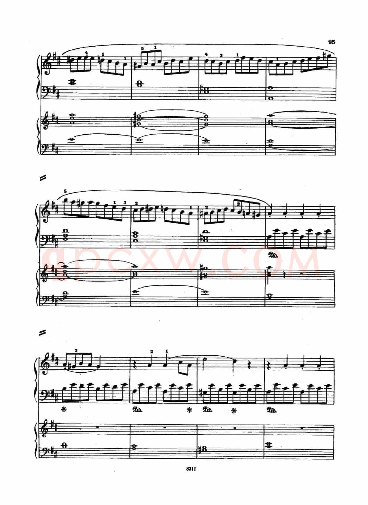 Concerto no 5 K 175 - 2 Piano(Ⅲ)
