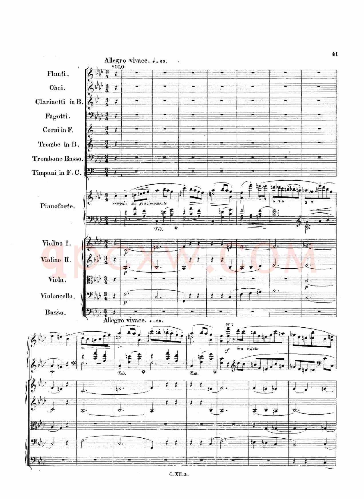 Piano Concerto No.2 in f Minor Op.21(f小调第二钢琴协奏曲·总谱)