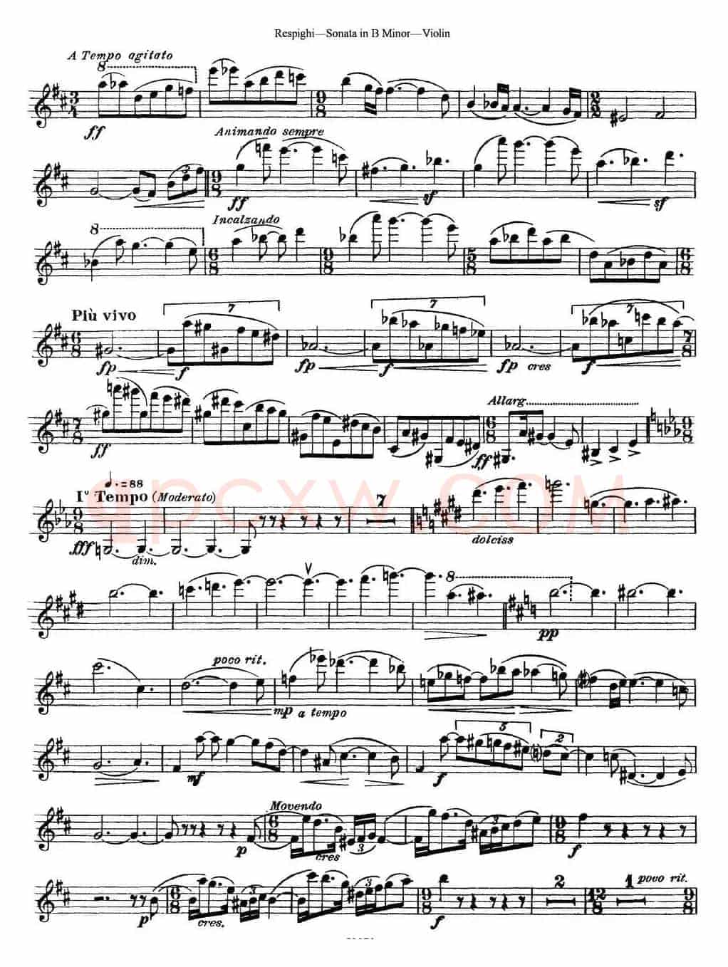 Violin Sonata in B Minor