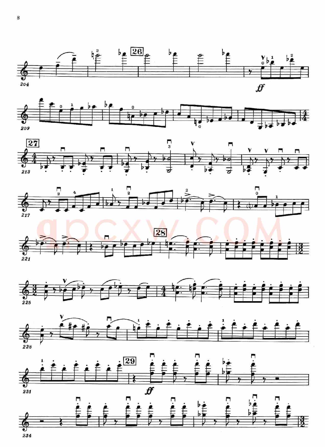 Concerto Op.129 No.2（第二小提琴协奏曲）