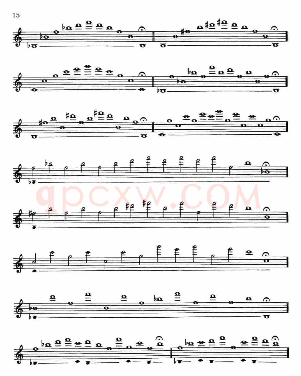 Top Tones For Sax（Methode）（萨克斯大小调音阶练习）